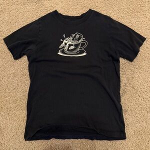 Nike Black Tee with Graphic Design